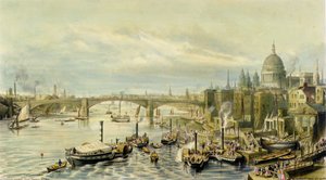 جسر ساوثوارك من جسر لندن بواسطة وليام باروت